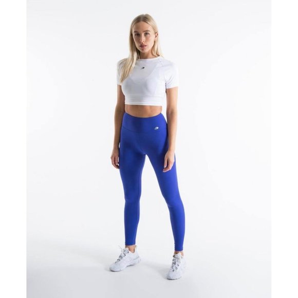 BOXRAW Electric Blue High Waist Leggings Size Small - Picture 2 of 12